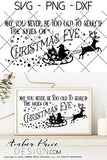 May you never be too old to search the skies on Christmas Eve SVG, Christmas SVGs, santa's sleigh SVGs, winter shirt designs cut file for cricut, silhouette, festive holiday SVG DXF PNGs. Unique sublimation. Silhouette Files for Cricut Project Ideas Simply Crafty SVG Bundles Design Bundles Vector | Amber Price Design