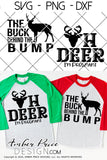 Couple's Christmas Maternity SVGs, Oh deer I'm pregnant SVG, The buck behind the bump SVG, Husband and wife SVGs His & Hers Christmas Pregnancy reveal Maternity shirt svgs! Announce you're expecting twins shirt design for winter! Pregnancy Announcement SVG is PERFECT for your pregnancy craft PNG DXF Amber Price Design