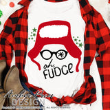 Oh, Fudge! SVG, Funny Christmas SVG, Cute Christmas story svg, ralphie SVG, Christmas shirt svg files, Cute Christmas ornament SVG for DIY winter shirt craft, DIY silhouette projects vector files for home decor. SVG Silhouette SVG SVG Files for Cricut Project Ideas Simply Crafty SVG Bundles Vector | Amber Price Design