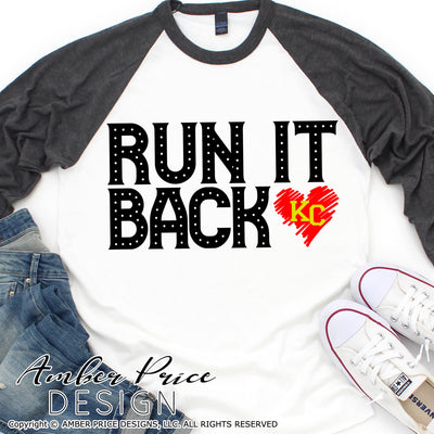 Run it Back SVG, Chiefs SVG, Kansas City SVG, Chiefs Football SVG, KC SVG Chiefs kingdom svg Fall SVG files, DIY Football shirt SVG, Mahomes SVG, Kelce SVG, Cricut SVG Silhouette SVG SVG Files for Cricut, Cricut Projects Cricut Project Ideas Simply Crafty SVG Bundles Design Bundles Vectors | Amber Price Design