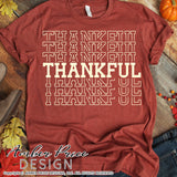 Thankful ECHO SVG Cute stacked font Thanksgiving SVG for DIY Thanksgiving shirt. Thankfulness clipart svg design cut file | silhouette. Cute fall DXF also included. Unique sublimation PNG file. Cricut SVG Silhouette Files for Cricut Project Ideas Simply Crafty SVG Bundles Design Bundles, Vectors | amberpricedesign.com