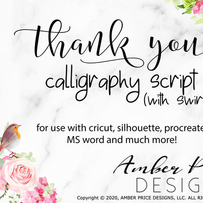 Handwritten cursive font, Hand lettered calligraphy script font svg, script font svg font, cricut font, silhouette font, hand lettered script font, download font, instant download, procreate font, digital download, font design, fonts for cricut, font for silhouette, dxf font otf font for procreate | Amber Price Design