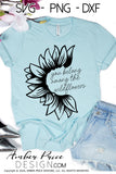 You belong among the wildflowers SVG PNG DXF Sunflower svg wildflowers svg hand lettered svg free spirit svg wonderlust svg png dxf vector clipart Cricut files cut file silhouette