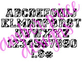 Zoo Animals font svg, Tiger Stripe svg font, Zegbra font for cricut font, silhouette font, silly font, cute font, athletic block fonts, download font, instant download, procreate font, digital download, font design, fonts for cricut, fonts for silhouette, dxf font, otf font, fonts for procreate | Amber Price Design