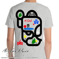 Racetrack Shirt SVG Father's day SVG, backscratching shirt SVG, PNG, DXF, cut file vector for cricut, silhouette cameo