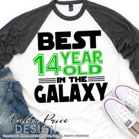 Best 14 year old in the galaxy SVG, Make your own Star wars birthday shirt for your 14th birthday with my unique Star Wars Birthday SVG cut file vector for cricut and silhouette cameo files. DXF and PNG sublimation file included. Cricut SVG Files for Cricut Project Ideas SVG Bundles Design Bundles | Amber Price Design