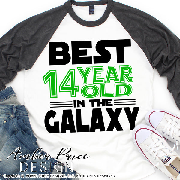 Best 14 year old in the galaxy SVG, Make your own Star wars birthday shirt for your 14th birthday with my unique Star Wars Birthday SVG cut file vector for cricut and silhouette cameo files. DXF and PNG sublimation file included. Cricut SVG Files for Cricut Project Ideas SVG Bundles Design Bundles | Amber Price Design