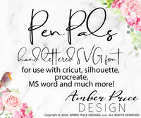 Handwritten cursive font, long Hand lettered script font svg, script font svg font, cricut font, silhouette font, hand lettered script font, download font, instant download, procreate font, ​digital download, font design, fonts for cricut, fonts for silhouette, dxf font, otf fonts for procreate | Amber Price Design