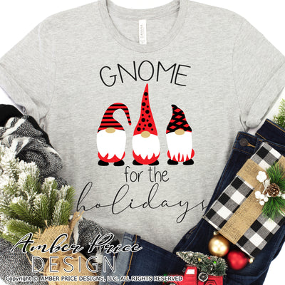 Gnome for the holidays SVG, Christmas Gnomes cut file for cricut, silhouette. Cute Winter SVG, Christmas shirt svg, winter Home Decor SVG. DXF and PNG version also included. Cute and Unique sublimation file. Silhouette Files for Cricut Project Ideas Simply Crafty SVG Bundles Design Bundles, Vectors | Amber Price Design