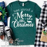 Have yourself a merry little Christmas SVG, Cute Christmas svg, Cricut Sign Stencil SVG, Christmas home decor SVG designs DIY winter shirt craft, DIY silhouette projects vector files for home decor. SVG Silhouette SVG SVG Files for Cricut Project Ideas Simply Crafty SVG Bundles Vector | Amber Price Design 