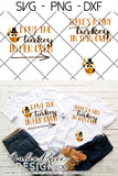 Turkey in the oven SVG I put the turkey in her oven SVG, Cute Funny Couple's Fall Pregnancy / Maternity SVG! Thanksgiving Pregnancy reveal SVG files for his & hers Maternity shirt projects! Announce your pregnancy with our  fall maternity designs! Pregnancy Announcement SVGs for your crafts! PNG DXF | Amber Price Deign