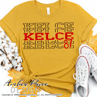 Travis Kelce SVG, Kelce 87 SVG, Kansas City Chiefs SVG, Kansas City SVG, Chiefs Football SVG, KC SVG, Chiefs kingdom svg, DIY Football shirt SVG, Mahomes SVG,  Cricut SVG Silhouette SVG SVG Files for Cricut, Cricut Projects Cricut Project Ideas Simply Crafty SVG Bundles Design Bundles Vector | Amber Price Design