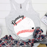 Game Day SVG PNG DXF, Distressed baseball svg, distressed Softball SVG Softball SVG design svg png dxf baseball mom svg, softball mom svg, softball shirt svg, baseball shirt file, cricut, silhouette, amber price design, sublimation, grunge svg | Free SVG for Cricut project ideas silhouette crafts | Amber Price Design