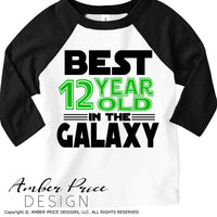 Best 12 year old in the galaxy SVG, Make your own Star wars birthday shirt for your 12th birthday with my unique Star Wars Birthday SVG cut file vector for cricut and silhouette cameo files. DXF and PNG sublimation file included. Cricut SVG Files for Cricut Project Ideas SVG Bundles Design Bundles | Amber Price Design