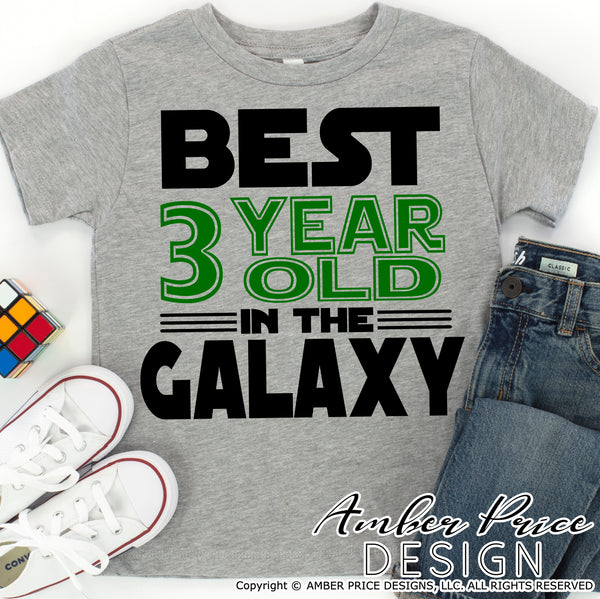 Best 3 year old in the galaxy SVG, Make your own Star wars birthday shirt for your 3rd birthday with my unique Star Wars Birthday SVG cut file vector for cricut and silhouette cameo files. DXF and PNG sublimation file included. Cricut SVG Files for Cricut Project Ideas SVG Bundles Design Bundles | Amber Price Design