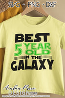 Best 5 year old in the galaxy SVG, Make your own Star wars birthday shirt for your 5th birthday with my unique Star Wars Birthday SVG cut file vector for cricut and silhouette cameo files. DXF and PNG sublimation file included. Cricut SVG Files for Cricut Project Ideas SVG Bundles Design Bundles | Amber Price Design