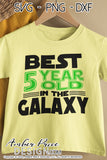 Best 5 year old in the galaxy SVG, Make your own Star wars birthday shirt for your 5th birthday with my unique Star Wars Birthday SVG cut file vector for cricut and silhouette cameo files. DXF and PNG sublimation file included. Cricut SVG Files for Cricut Project Ideas SVG Bundles Design Bundles | Amber Price Design