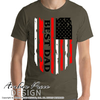 Best Dad Army Flag SVG, Military svg, Dad Veteran SVG, PNG, DXF