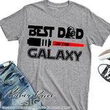 Best Dad in the galaxy SVG, light saber svg, Make your own Star wars dad shirt for your father's day gift with my unique Star Wars SVG cut file vector for cricut and silhouette cameo files. DXF and PNG sublimation file included. Cricut SVG Files for Cricut Project Ideas SVG Bundles Design Bundles | Amber Price Design