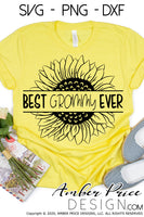 Best Grammy ever sunflower svg png dxf