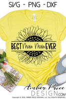 Best maw maw ever sunflower svg png dxf