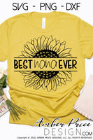 Best nana ever sunflower svg png dxf