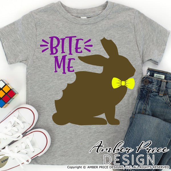 Bite Me svg, Funny Easter bunny SVG, Cute Kid's Easter png, Spring SVG, Kid's SVG Easter bunny png, cute Spring SVG toddler shirt craft DIY Cricut silhouette projects vector files for home decor. Free SVGs for Silhouette SVG Files for Cricut Project Ideas Simply Crafty SVG Bundles Vector | Amber Price Design 