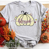 Blessed SVG, Super cute Pumpkins SVG, Pumpkin SVG, Fall SVG, for DIY October SVG cut file for cricut, silhouette, DXF and PNG also included. EPS by request. Cute and Unique sublimation file. Cricut SVG Silhouette Files for Cricut Project Ideas, Simply Crafty SVG Bundles Design Bundles, Vectors | Amber Price Design