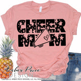 Cheer Mom SVG PNG DXF Megaphone clipart
