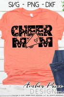 Cheer Mom SVG PNG DXF Megaphone clipart