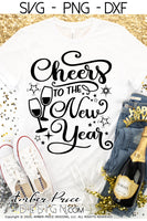 Cheers to the New Year SVG, New Years Eve SVG PNG DXF.  NYE shirt SVGs, DIY New years eve party Shirts cut file for cricut,  NYE 2022 silhouette Winter new year t-shirt design. Unique sublimation print file. Silhouette Files for Cricut Project Ideas Simply Crafty SVG Bundles Design Bundles, Vectors | Amber Price Design