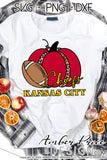 Chiefs pumpkin SVG, Fall Kansas City SVG, KC Chiefs Football SVG, KC SVG Chiefs kingdom svg Fall SVG files, DIY Football shirt SVG, Mahomes SVG, Kelce SVG, Cricut SVG Silhouette SVG SVG Files for Cricut, Cricut Projects Cricut Project Ideas Simply Crafty SVG Bundles Design Bundles Vectors | Amber Price Design