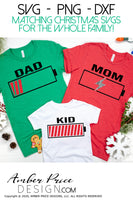 Family Christmas Pajamas SVGs, Mom Dad & Kids Christmas Shirt SVGs, Energy level svgs, battery svg cut file for cricut, silhouette winter Home Decor SVG. DXF & PNG included. Cute and Unique sublimation file. Silhouette Files for Cricut Project Ideas Simply Crafty SVG Bundles Design Bundles, Vectors | Amber Price Design