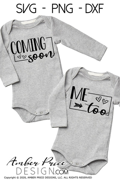 Baby Coming Soon SVG, Pregnancy Announcement SVG, Pregnancy Cut File,  Pregnancy Announcement T-shirt SVG 