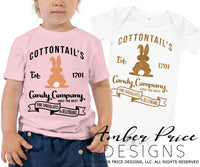 Cottontail's candy company svg, Easter bunny SVG, girl's Easter png, Spring SVG, Kid's SVG Easter bunny png, cute Spring SVG toddler shirt craft DIY Cricut silhouette projects vector files for home decor. Free SVGs for Silhouette SVG Files for Cricut Project Ideas Simply Crafty SVG Bundles Vector | Amber Price Design 
