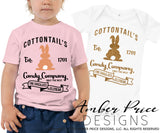 Cottontail's candy company svg, Easter bunny SVG, girl's Easter png, Spring SVG, Kid's SVG Easter bunny png, cute Spring SVG toddler shirt craft DIY Cricut silhouette projects vector files for home decor. Free SVGs for Silhouette SVG Files for Cricut Project Ideas Simply Crafty SVG Bundles Vector | Amber Price Design 
