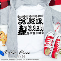 Cousin Crew SVGs, Cousin's Christmas SVGs, DIY Cousin Shirts cut file for cricut, silhouette Grandkids Winter SVG, winter Home Decor SVG. DXF and PNG version also included. Cute and Unique sublimation file. Silhouette Files for Cricut Project Ideas Simply Crafty SVG Bundles Design Bundles, Vectors | Amber Price Design