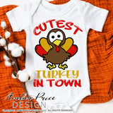 Cutest turkey in town SVG, kid's boy's Thanksgiving SVG. Dabbing turkey svg design cut file for cricut, silhouette, PNG. Cute fall themed DXF also included. Unique sublimation PNG file. Cricut SVG Silhouette SVG Files for Cricut Project Ideas Simply Crafty SVG Bundles Design Bundles, Vectors | amberpricedesign.com