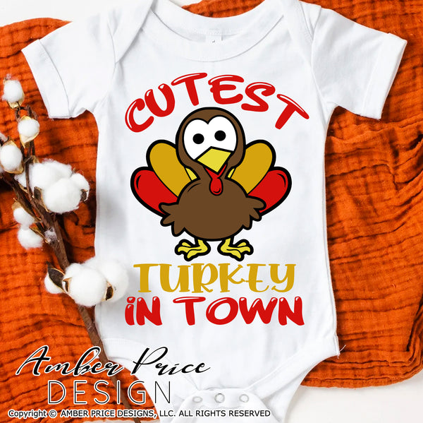 Cutest turkey in town SVG, kid's boy's Thanksgiving SVG. Dabbing turkey svg design cut file for cricut, silhouette, PNG. Cute fall themed DXF also included. Unique sublimation PNG file. Cricut SVG Silhouette SVG Files for Cricut Project Ideas Simply Crafty SVG Bundles Design Bundles, Vectors | amberpricedesign.com