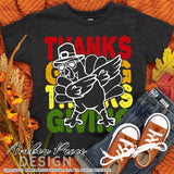 Dabbing Turkey SVG, kid's boy's Thanksgiving SVG. DIY Turkey day shirt svg design cut file for cricut, silhouette, PNG. Cute fall themed DXF also included. Unique sublimation PNG file. Cricut SVG Silhouette SVG Files for Cricut Project Ideas Simply Crafty SVG Bundles Design Bundles, Vectors | amberpricedesign.com