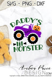 Daddy's little monster SVG, baby Halloween SVG cut file for cricut, silhouette, baby's first Halloween shirt SVG, PNG. Daddy's lil monster Halloween onesie Vector for Fall and Autumn. Kid's Fall Halloween shirt DXF PNG version also included. EPS by request. Cute and Unique sublimation PNG file. From Amber Price Design