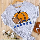 Broncos SVG, Denver Broncos SVG, Fall SVG files, DIY Football shirt SVG, Women's Football SVG Cricut Shirt, Pumpkin football SVG, Go Broncos SVG, Cricut SVG Silhouette SVG SVG Files for Cricut, Cricut Projects Cricut Project Ideas Simply Crafty SVG Bundles for Cricut, SVG Design Bundles, Vectors | Amber Price Design