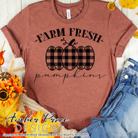 Farm Fresh Pumpkins SVG, Super cute women's Fall SVG, for DIY shirt, October SVG cut file for cricut, silhouette, DXF and PNG also included. EPS by request. Cute and Unique sublimation file. Cricut SVG Silhouette Files for Cricut Project Ideas, Simply Crafty SVG Bundles Design Bundles, Vectors | Amber Price Design