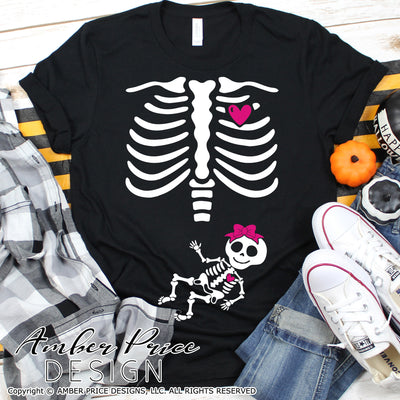Halloween Pregnancy SVG, Fall Maternity SVG files, Baby Skeleton SVG, Twin Pregnancy SVG reveal Shirt for fall, Halloween Maternity SVG Cricut SVG Silhouette SVG SVG Files for Cricut, Cricut Projects Cricut Project Ideas Simply Crafty SVG Bundles for Cricut, SVG Design Bundles, Vectors | Amber Price Design