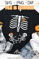 Halloween TWIN Pregnancy SVG, Fall Maternity SVG files, Twin Baby Skeleton SVG, Twin Pregnancy SVG reveal Shirt for fall, Halloween Maternity SVG Cricut SVG Silhouette SVG SVG Files for Cricut, Cricut Projects Cricut Project Ideas Simply Crafty SVG Bundles for Cricut, SVG Design Bundles, Vectors | Amber Price Design