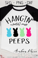 Hangin' with my peeps svg, Easter svg, easter bunny SVG, Easter png, Spring SVG, Kid's SVG Easter bunny png, cute Spring SVG toddler shirt craft DIY Cricut silhouette projects vector files for home decor. Free SVGs for Silhouette SVG Files for Cricut Project Ideas Simply Crafty SVG Bundles Vector | Amber Price Design  | amberpricedesign.com