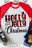 Have a Holly Jolly Christmas SVG, Cute Christmas svg, Buffalo check santa SVG, Buffalo Plaid Christmas home decor SVG designs DIY winter shirt craft, DIY silhouette projects vector files for home decor. SVG Silhouette SVG SVG Files for Cricut Project Ideas Simply Crafty SVG Bundles Vector | Amber Price Design 