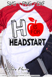 H is for headstart SVG. Our cute Preschool teacher shirt SVG is designed for use with cricut, silhouette. Preschool / Headstart Teacher SVG. Custom Pre-K Vector for going into Head start, Pre-K SVG, Preschool SVGs Layered SVG DXF and PNG version also included. Cute and Unique sublimation file. From Amber Price Design