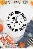 I've got this feeling inside my bones svg Dabbing skeleton svg Kid's Halloween SVGs, boy's Halloween shirt SVG cut file for cricut, silhouette, diy Halloween shirt SVG. Halloween Shirt Vector for Fall and Autumn. Fall shirt SVG DXF PNG versions included. EPS by request. Sublimation PNG file. From Amber Price Design