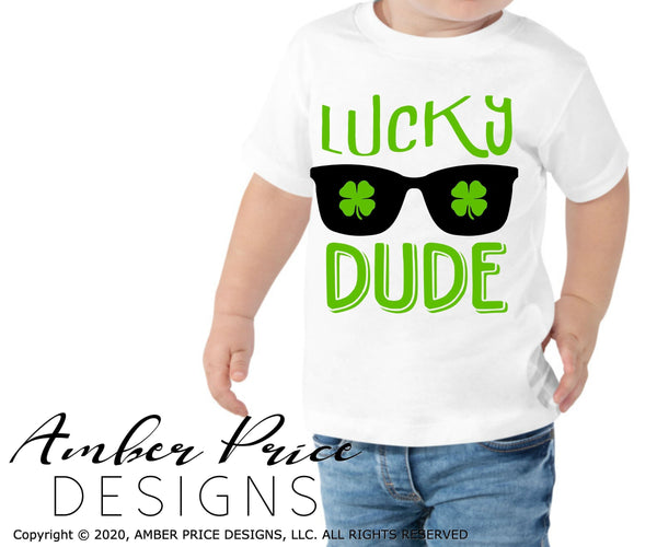 Lucky Dude SVG PNG DXF Boy's Saint Patrick's Day design
